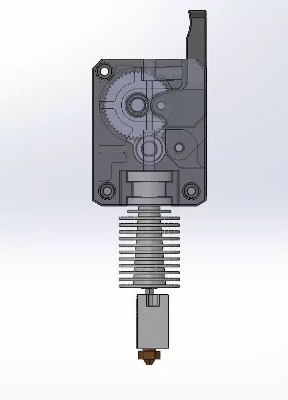 Custom Direct Drive Extruder Free 3D print model