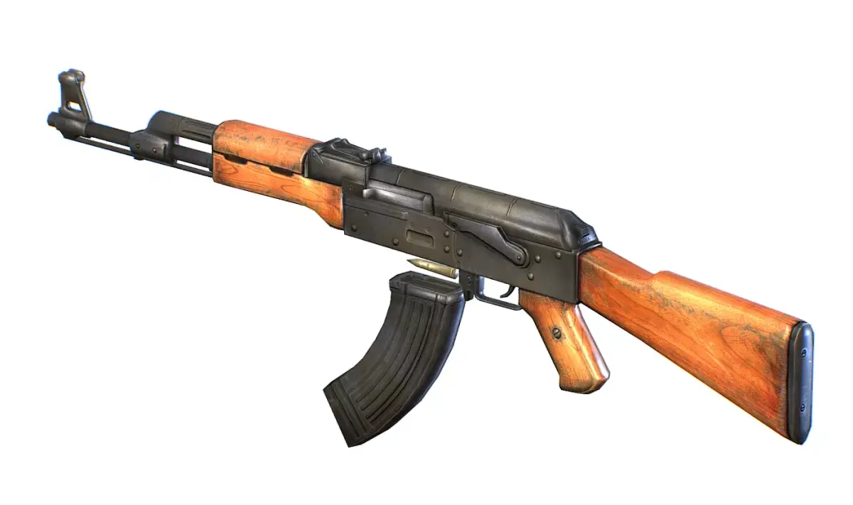 Kalashnikov Automatic Rifle AK 47 Low-poly 3D model