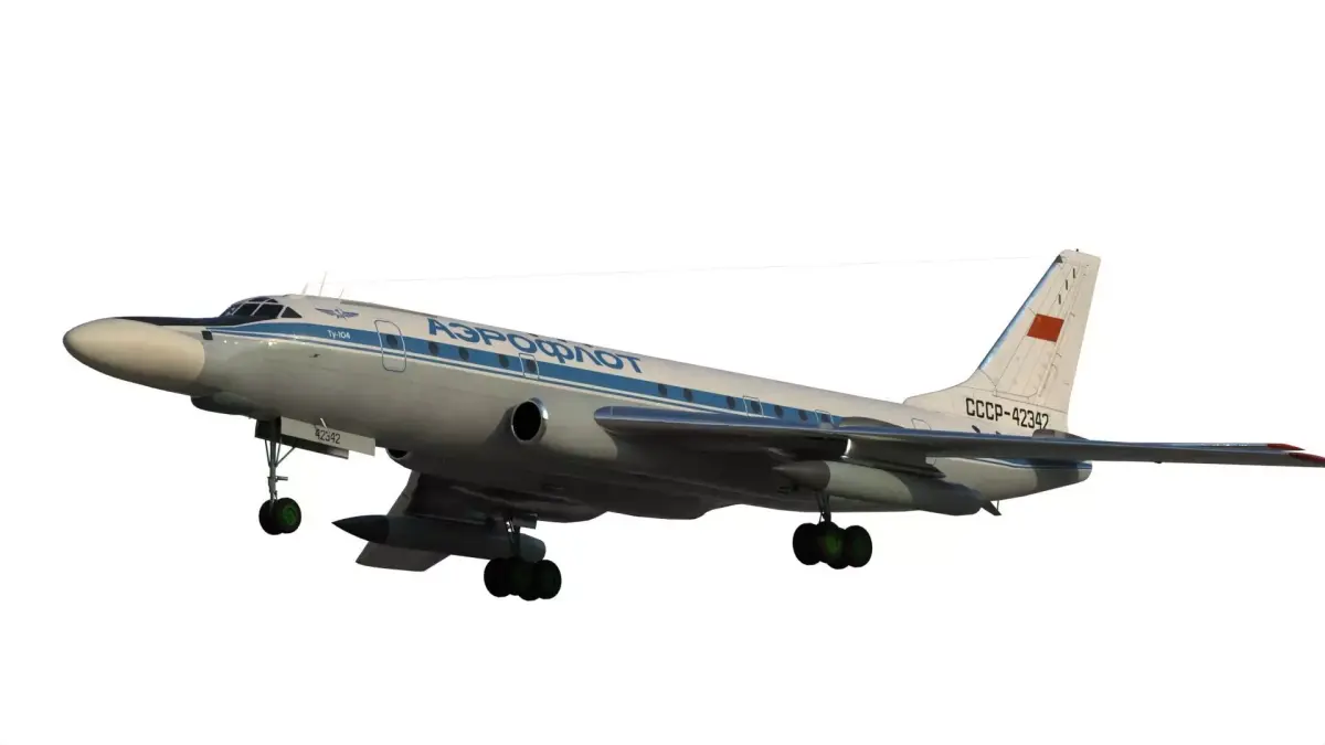 Tu-104 Sh Navigator trainer 3D model