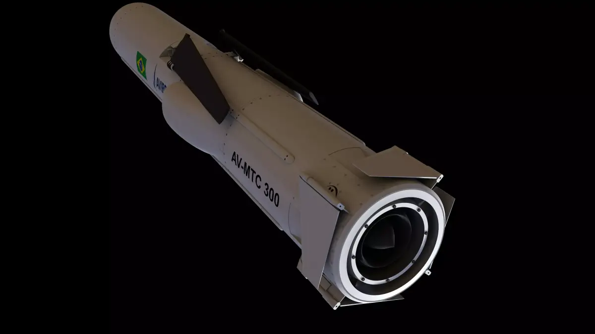 AV-MTC 300 - Cruise missile 3D model