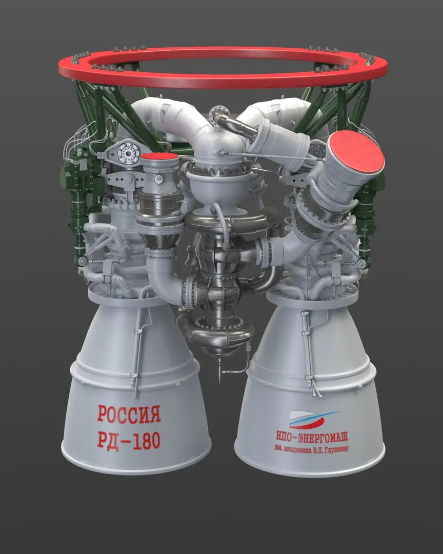 Rocket Engine RD-180 3D model