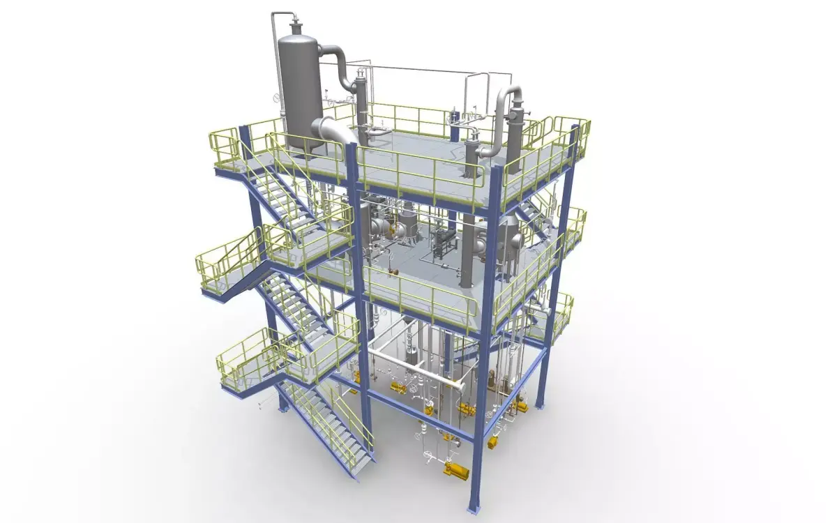 Process Plant UAE - Assembly 3D model
