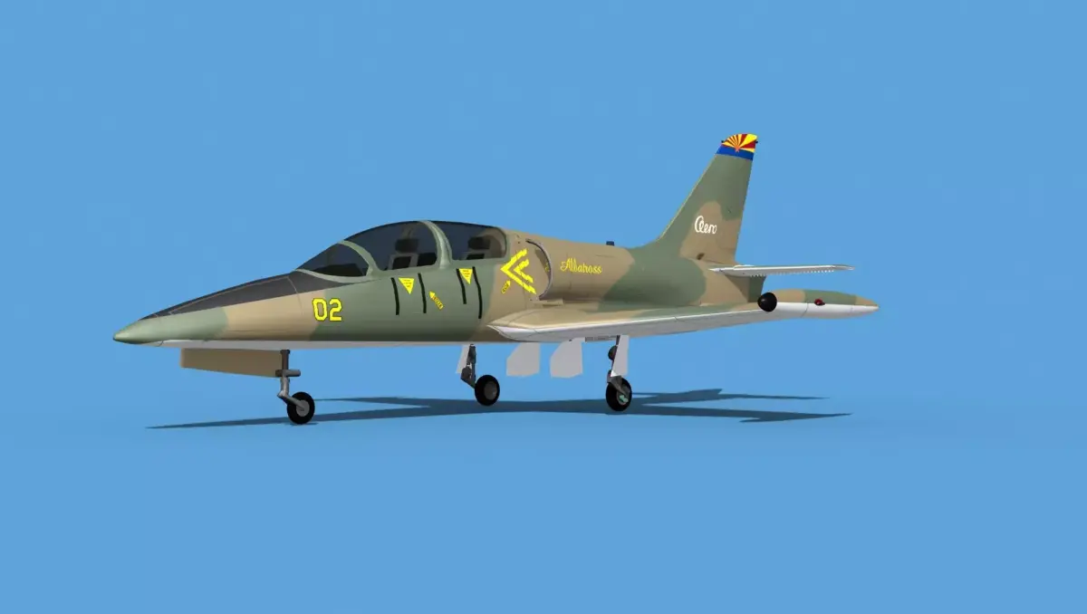 Aero Vodochody L-39C Albatross V08 3D model