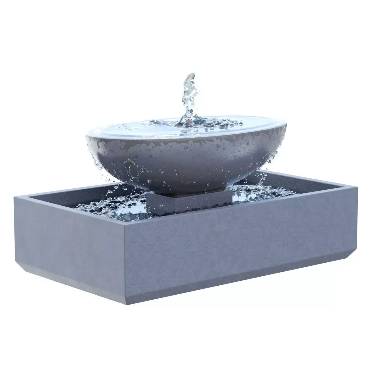 Campania - Recife Fountain 3D model