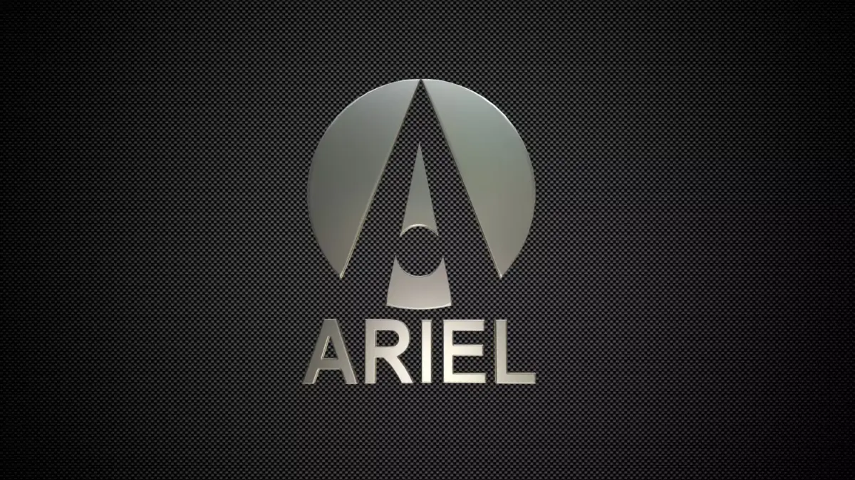ariel logo 3D model
