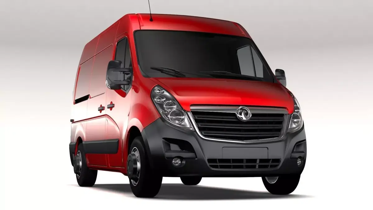 Vauxhall Movano L1H2 Van 2016 3D model