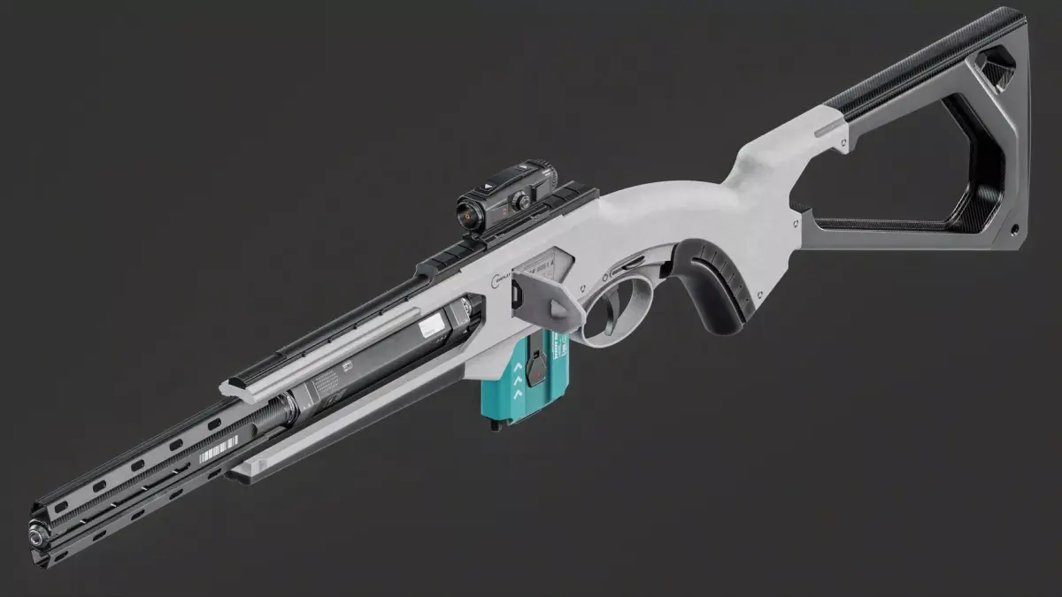 ShotGun-SciFi Low-poly 3D model