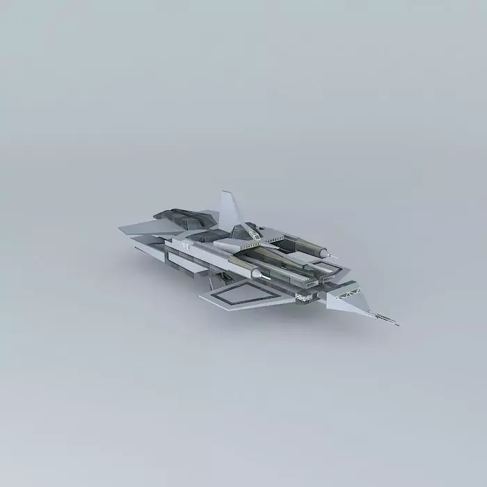 Spaceship fighter jet Free 3D model