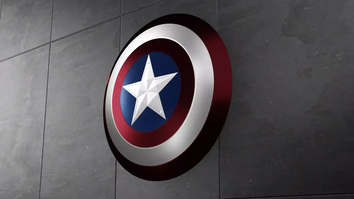 Captain America Shield Free 3D model