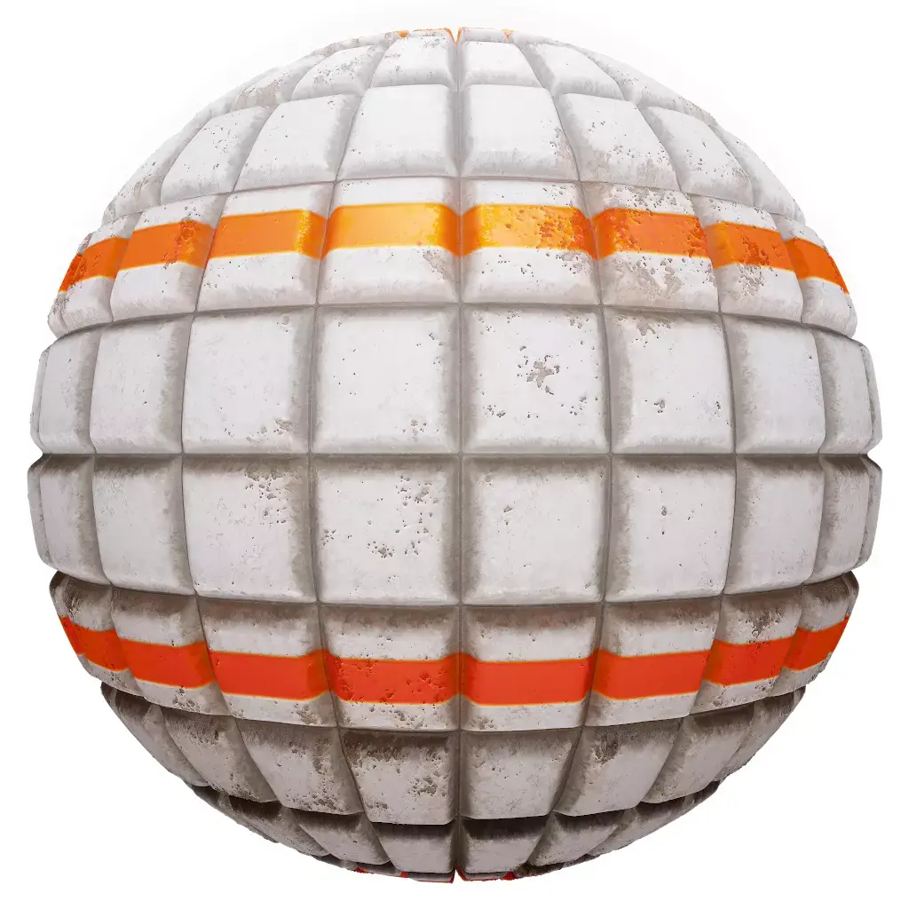 PBR Seamless Sci-Fi Texture 13 Low-poly 3D model
