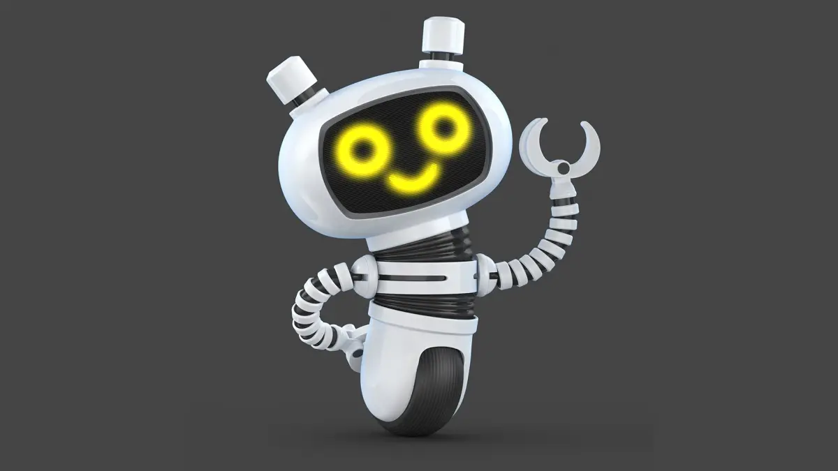 Cute Robot Rig 3D model