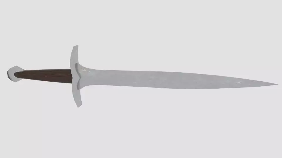 Frodo Sword Sting Low-poly 3D model
