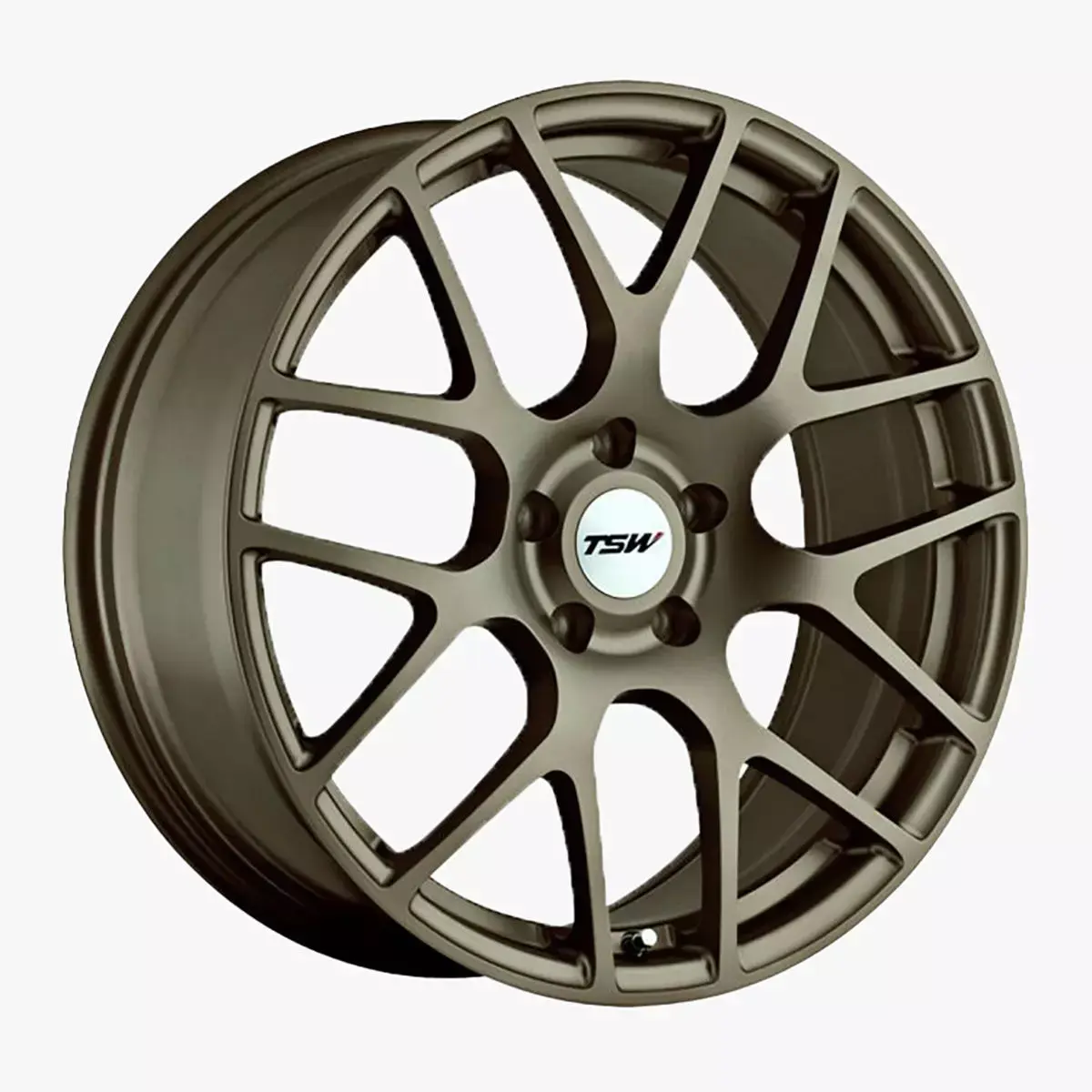 TSW Nurburgring Wheel Rotary Forged Matte Bronze 3D model