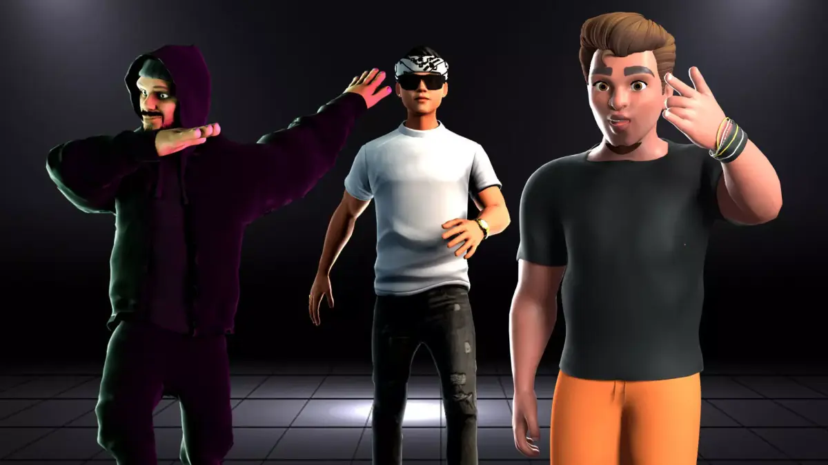 Cartoon male characters - Hip Hop Dancer Free low-poly 3D model