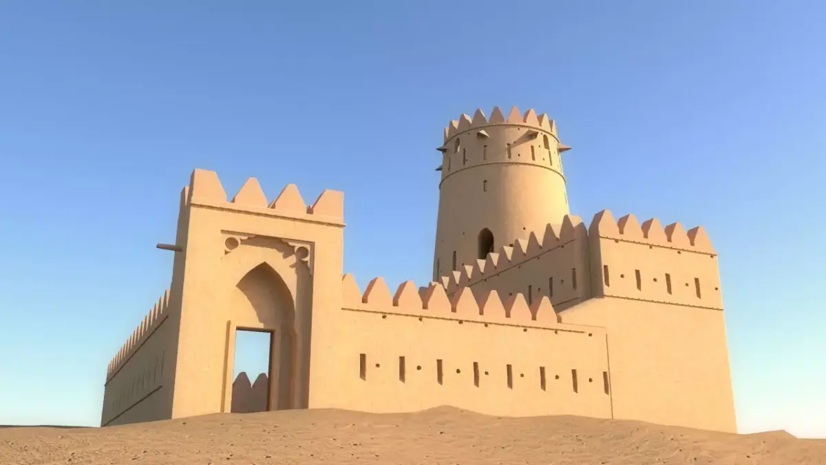 Arab Fort Low-poly 3D model purchase