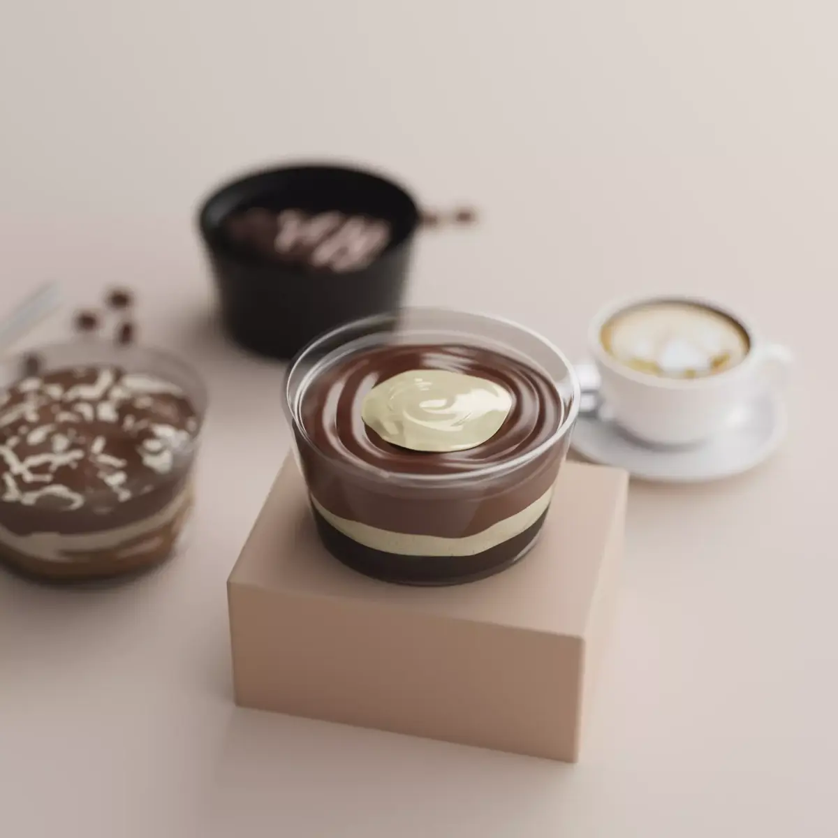 Bakery Dessert Trio Collection 3D model