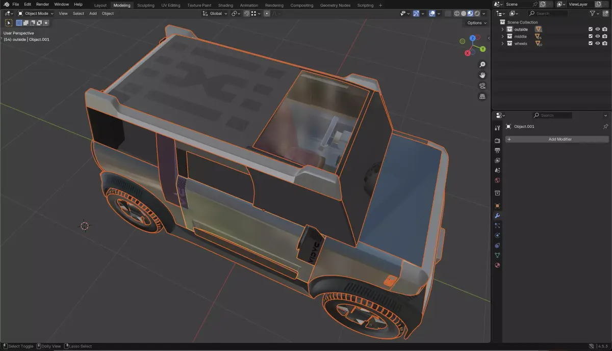 The Dacia Hipster 3D model