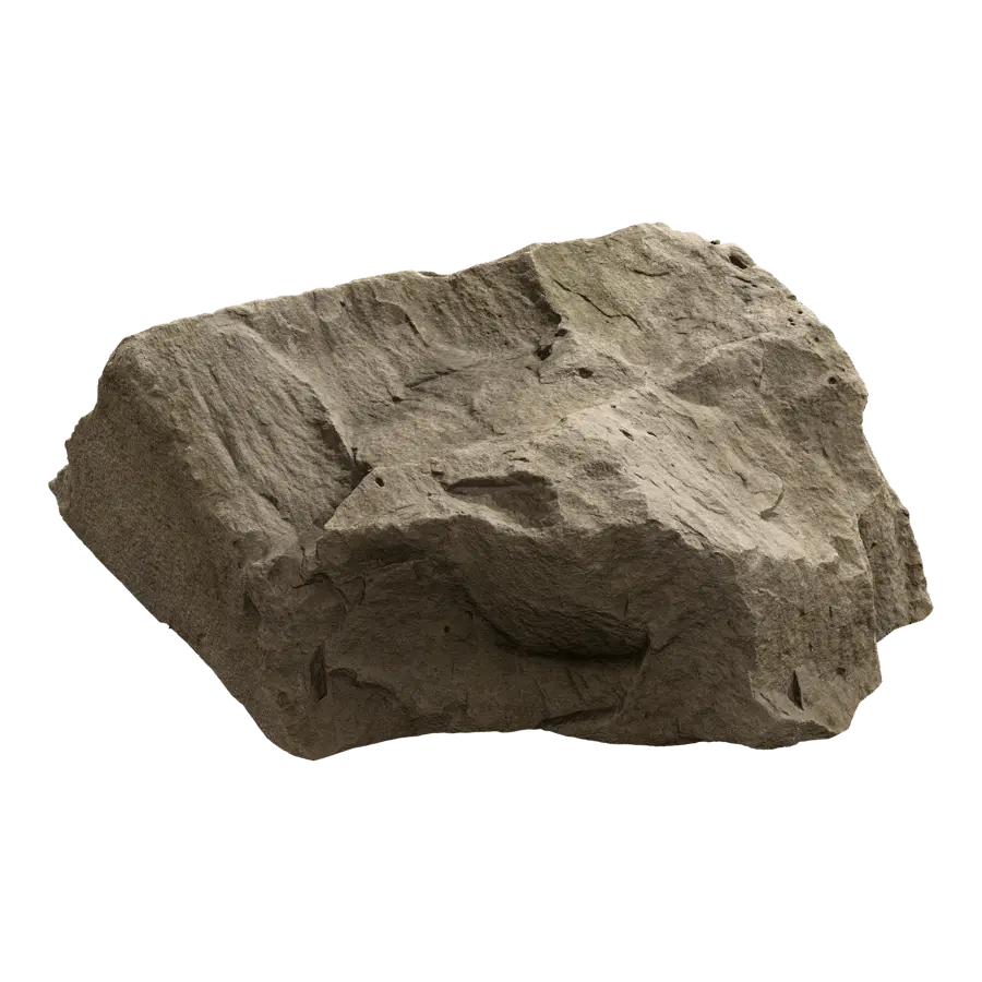  Pale Jagged Large Rock Boulder Model  purchase
