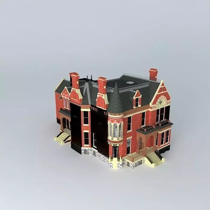 Victorian Mansion Free 3D model purchase