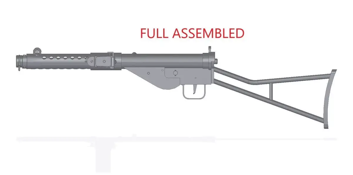STEN MkI Star 3D model