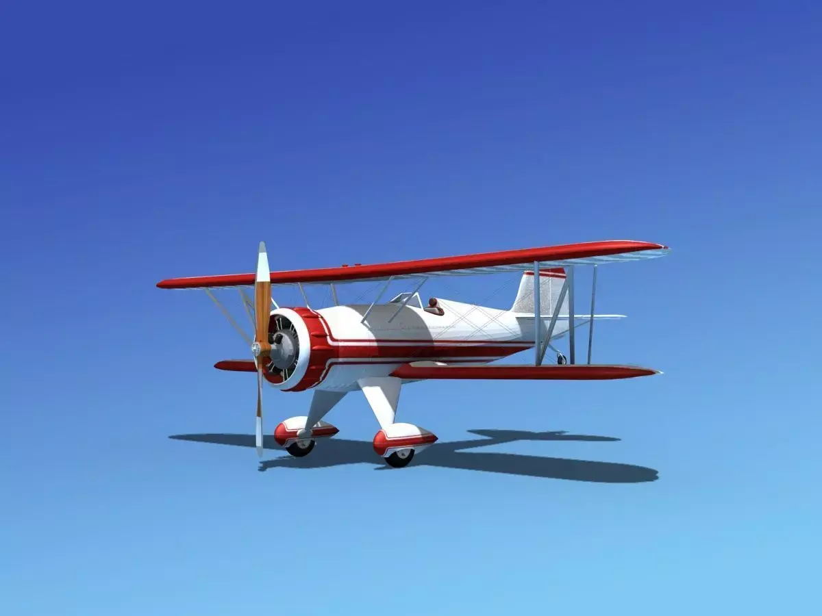 Waco YMF-5 V05 3D model