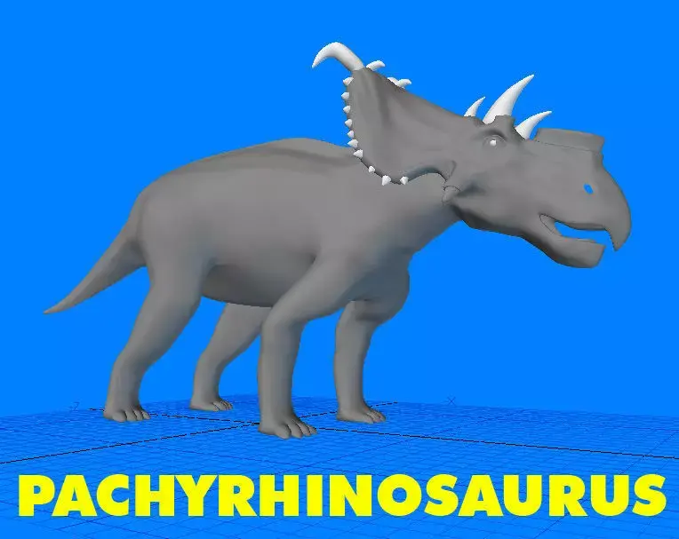 Pachyrhinosaurus Dinosaur 3D model