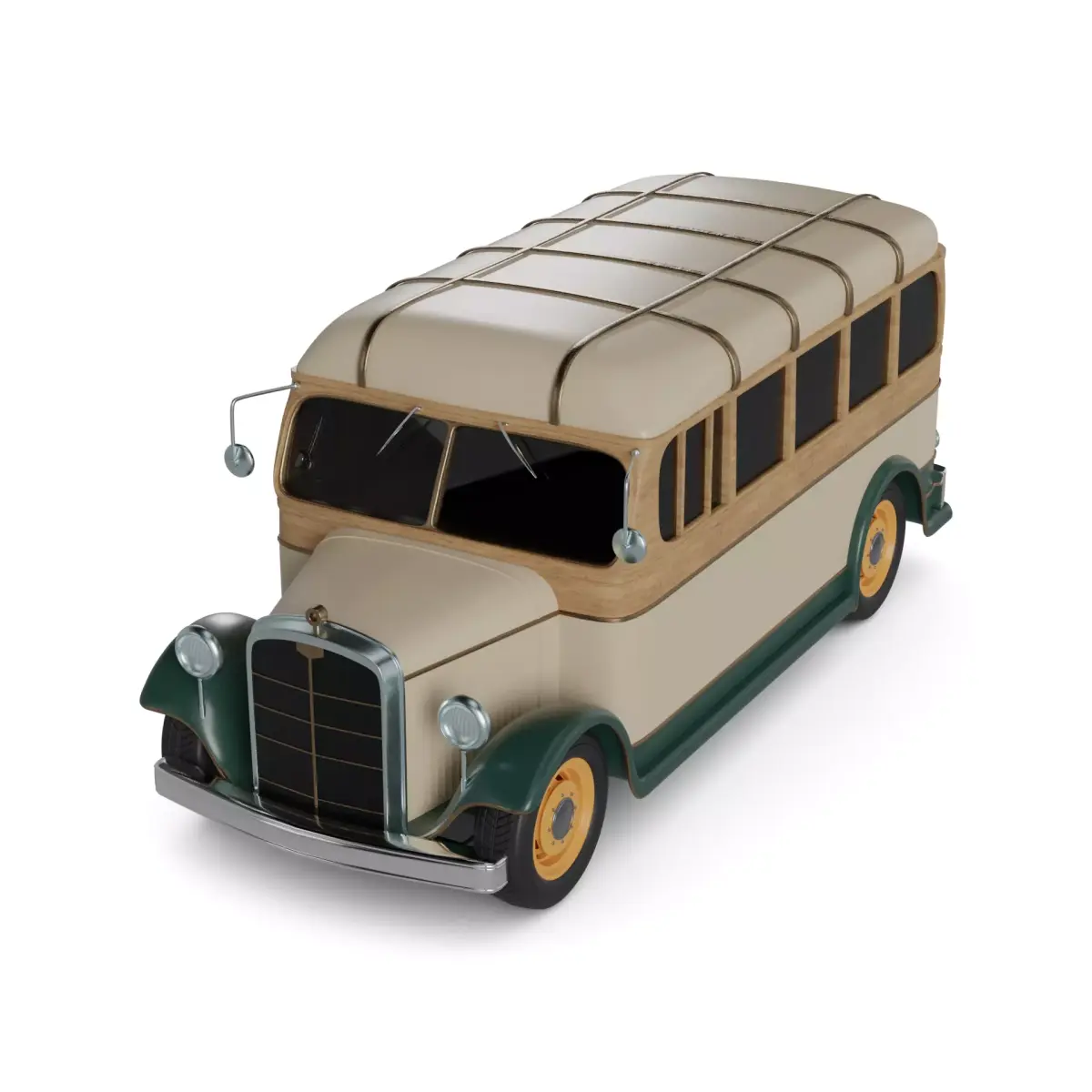 Passenger Van 3D model shop