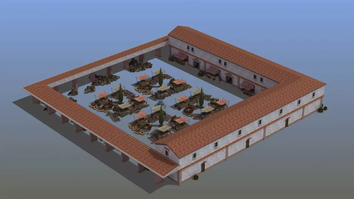 Ancient Marketplace 3D model