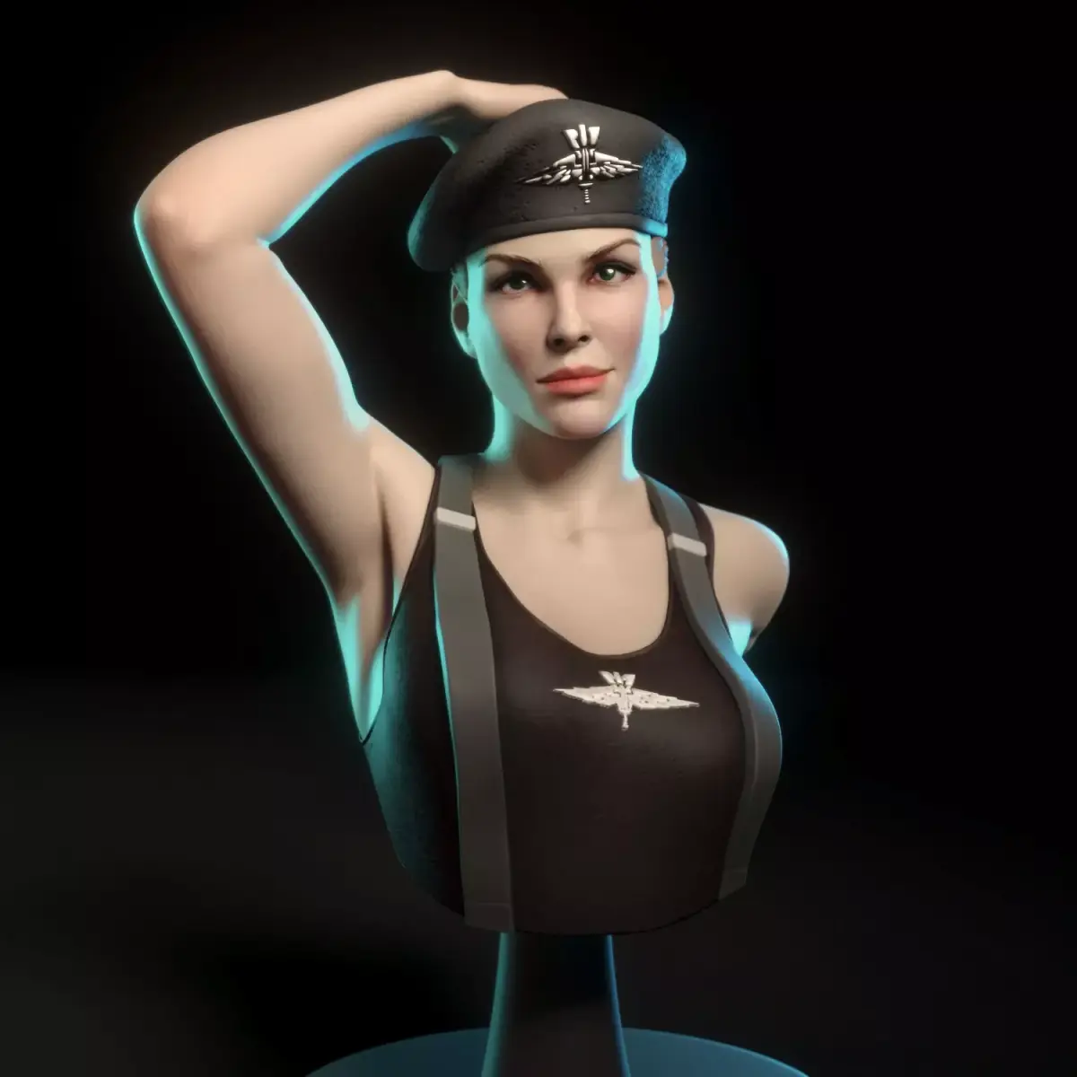 Dizzy Flores from Starship Troopers - Bust Free 3D print model