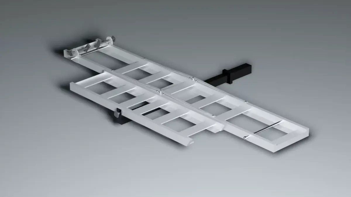 Motorcycle carrier hitch Low-poly 3D model