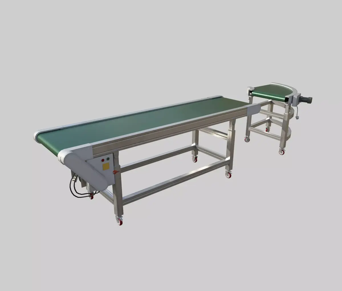 Belt Conveyor Low-poly 3D model purchase