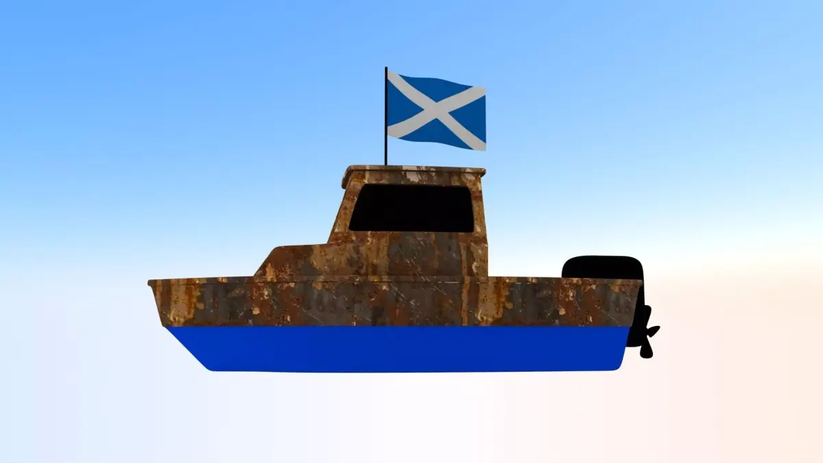 Scotland Fishing Boat 3D model