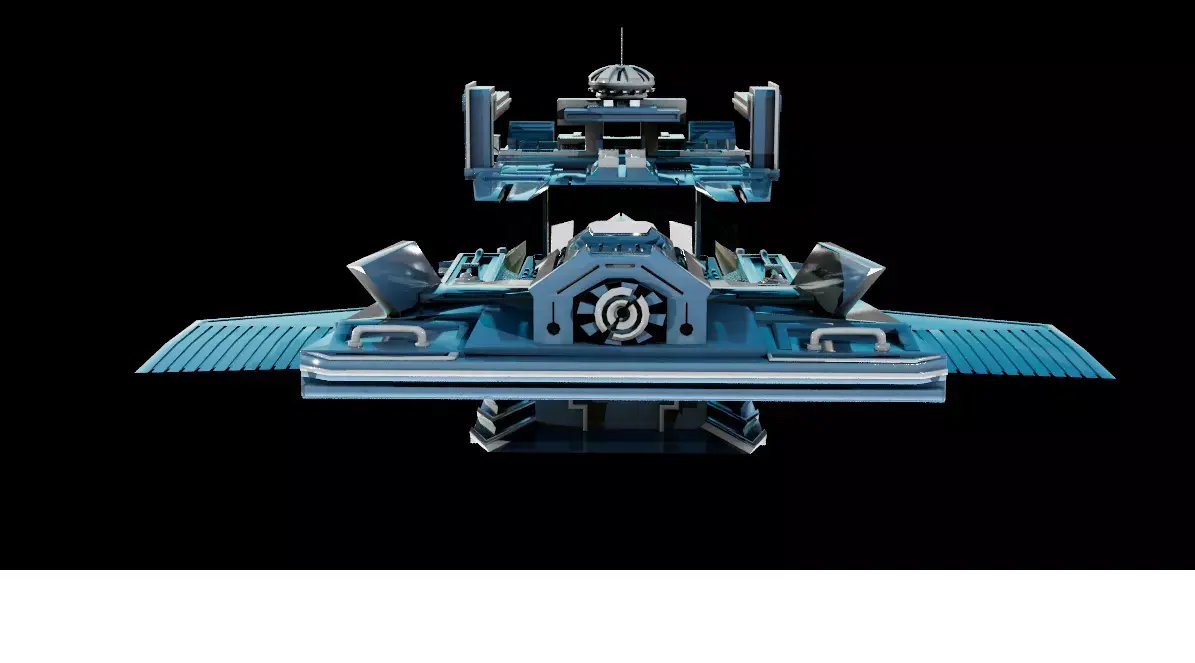 Star Wars spaceship Low-poly 3D model