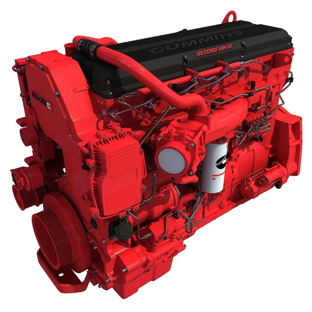 Heavy-Duty Diesel Engine ISX15 Cummins 3D model
