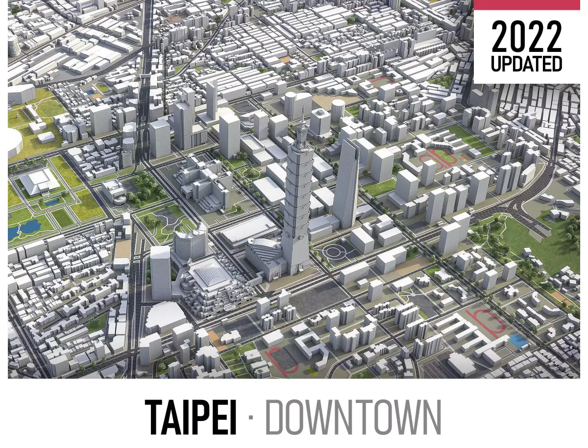 Taipei 3D model