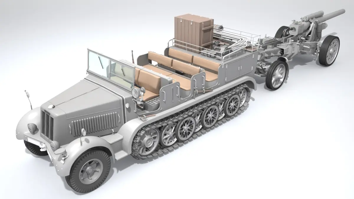  SdKfz7 with 15 cm sFH 18 