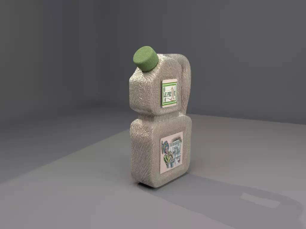 plastic bottle 3D model order