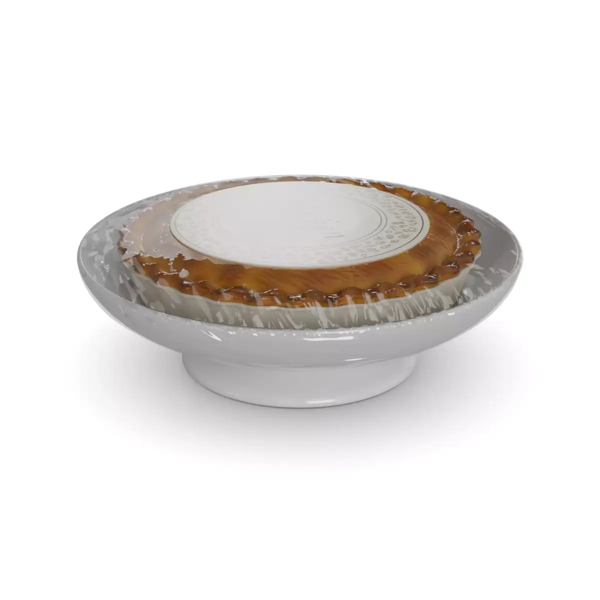 Pasties dumplings and pizzas Chicken and Mushroom Pie 3D model purchase