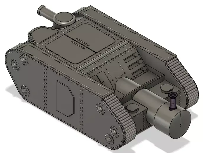 MKII Steamer Tank 3D print model