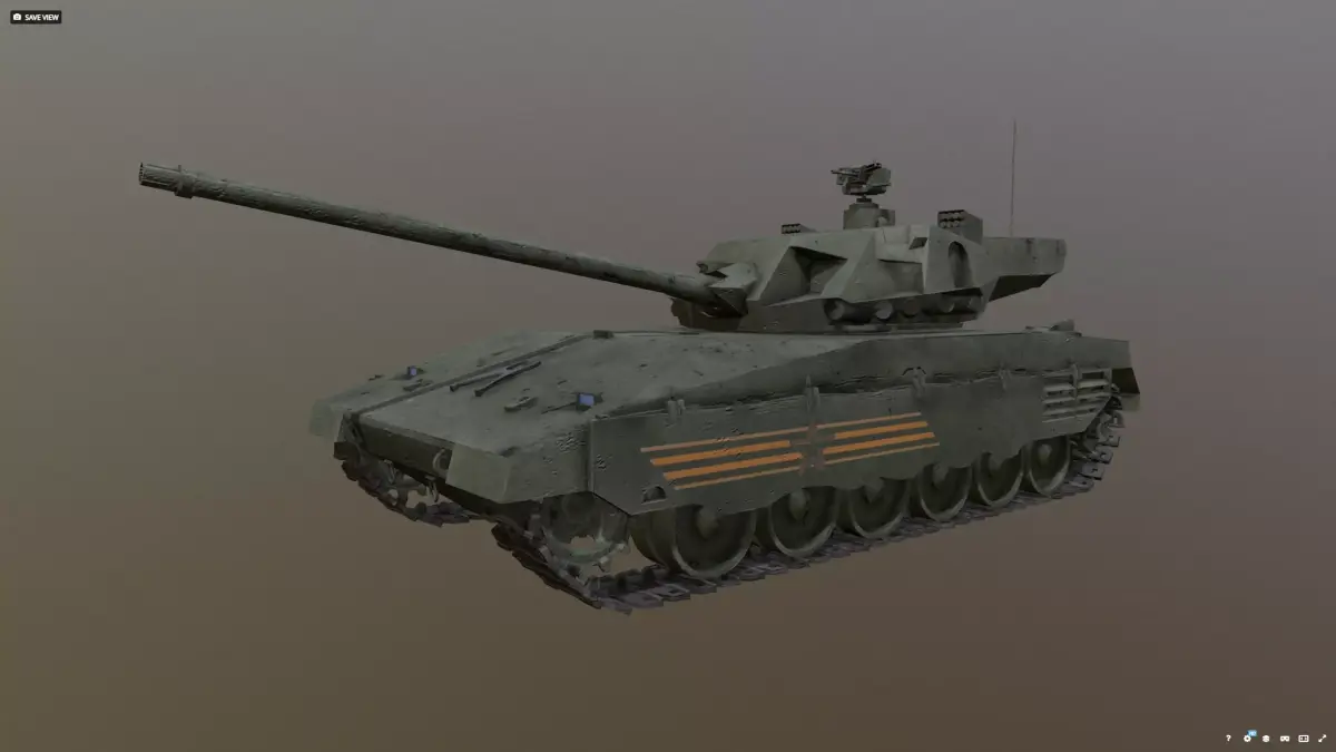 T14 - Armata Green 3D model