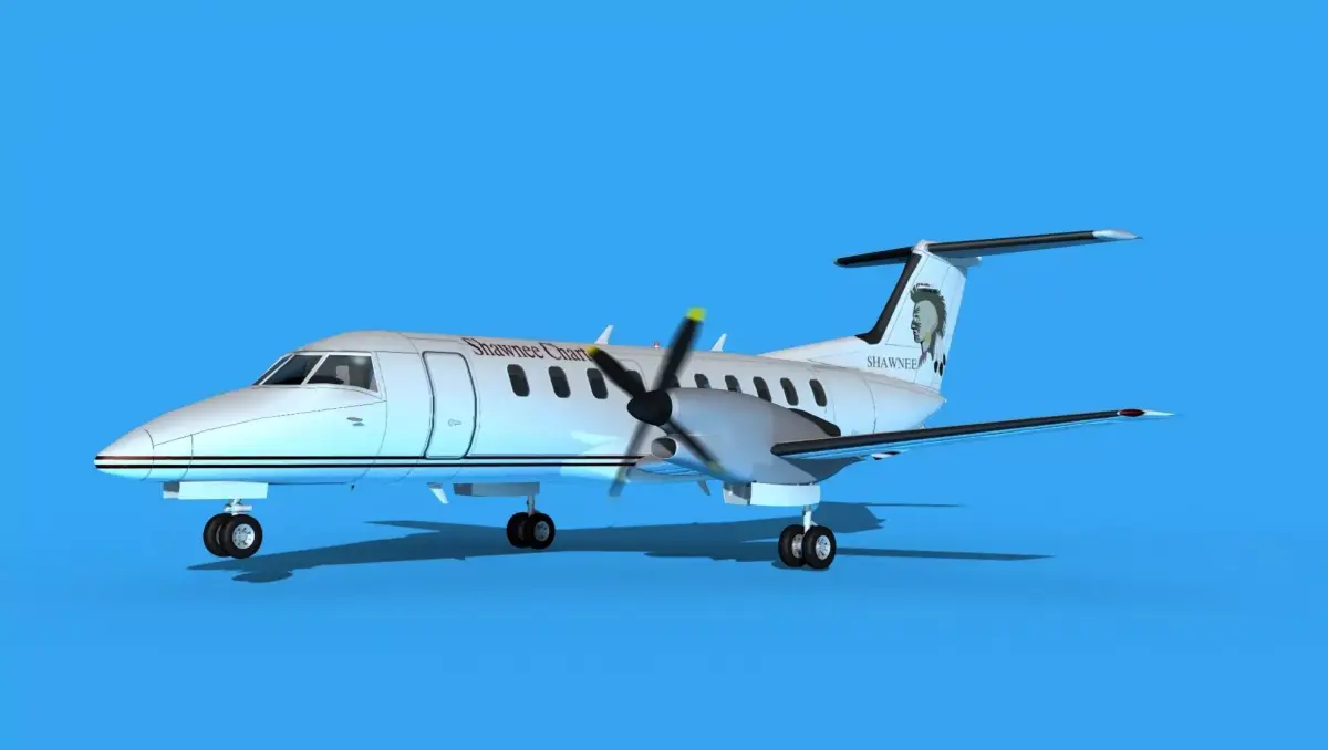Embraer EMB120 Shawnee Charter 3D model