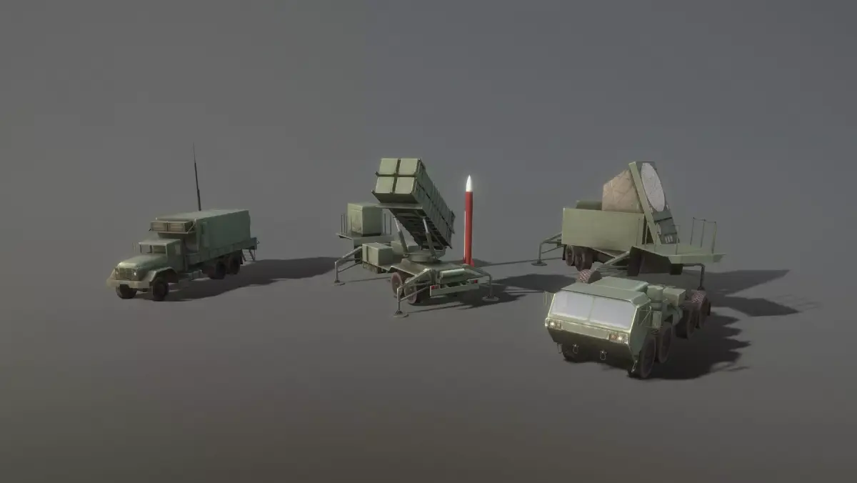 MIM-104 Patriot 3D Model Pack