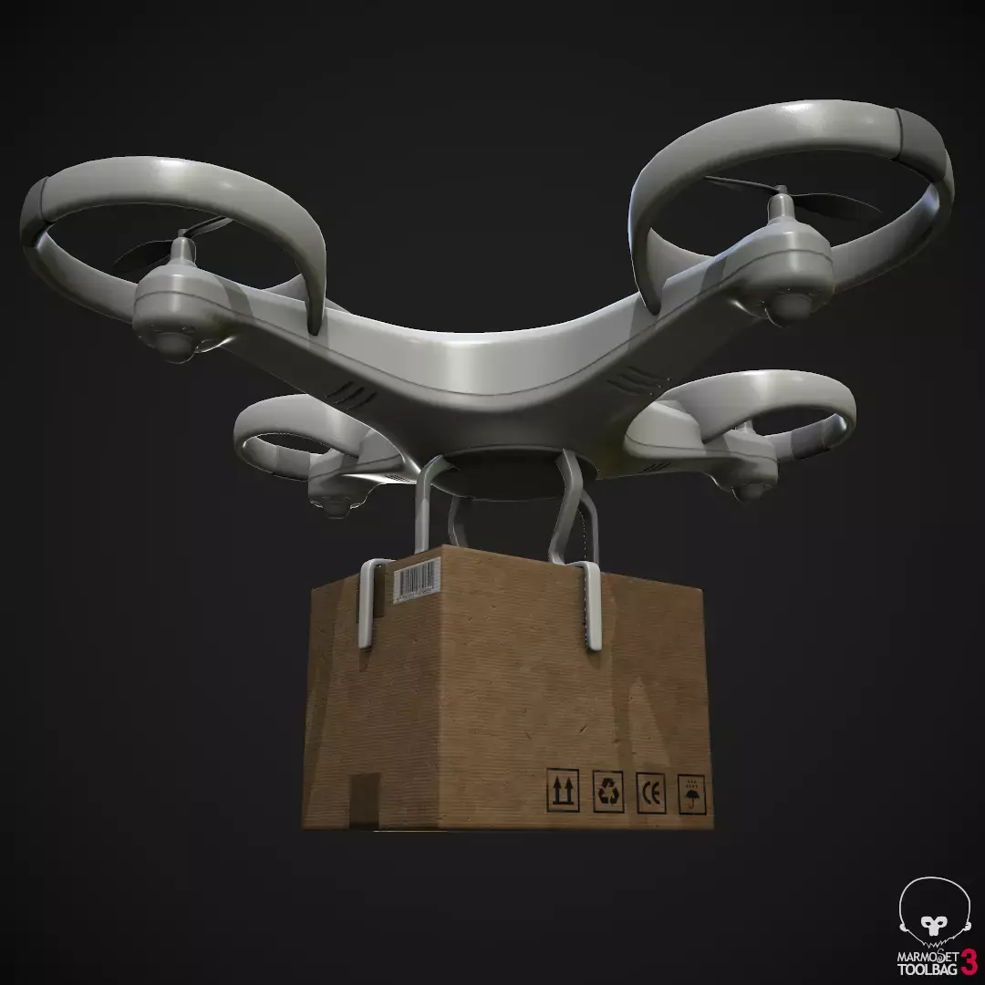 Cargo Drone 3D model