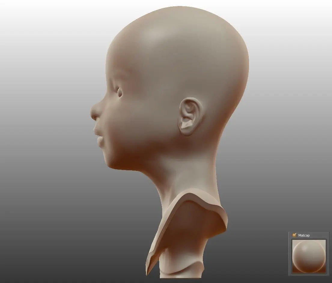 Little Girl v2 3D model