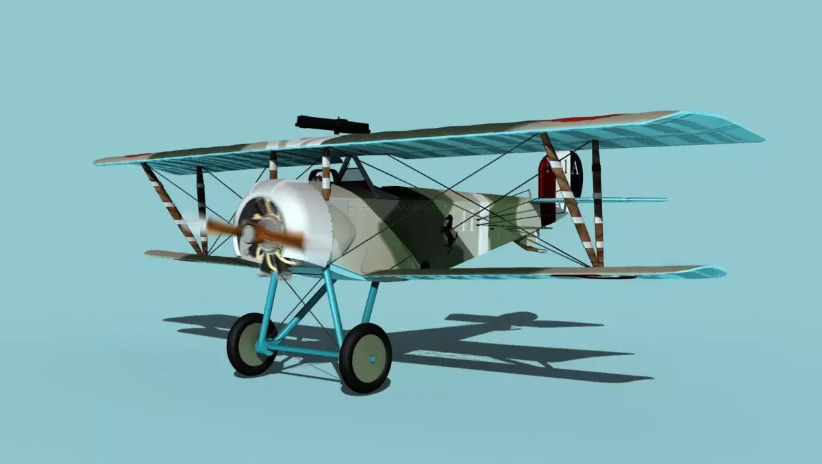 Nieuport 11 VHP V06 3D model