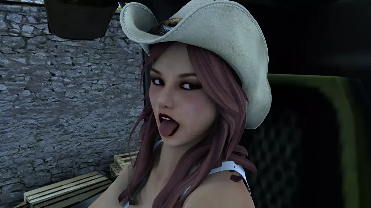 VAQUERITA  co DRIVER      LITTLE COWGIRL COMPANION 3D model