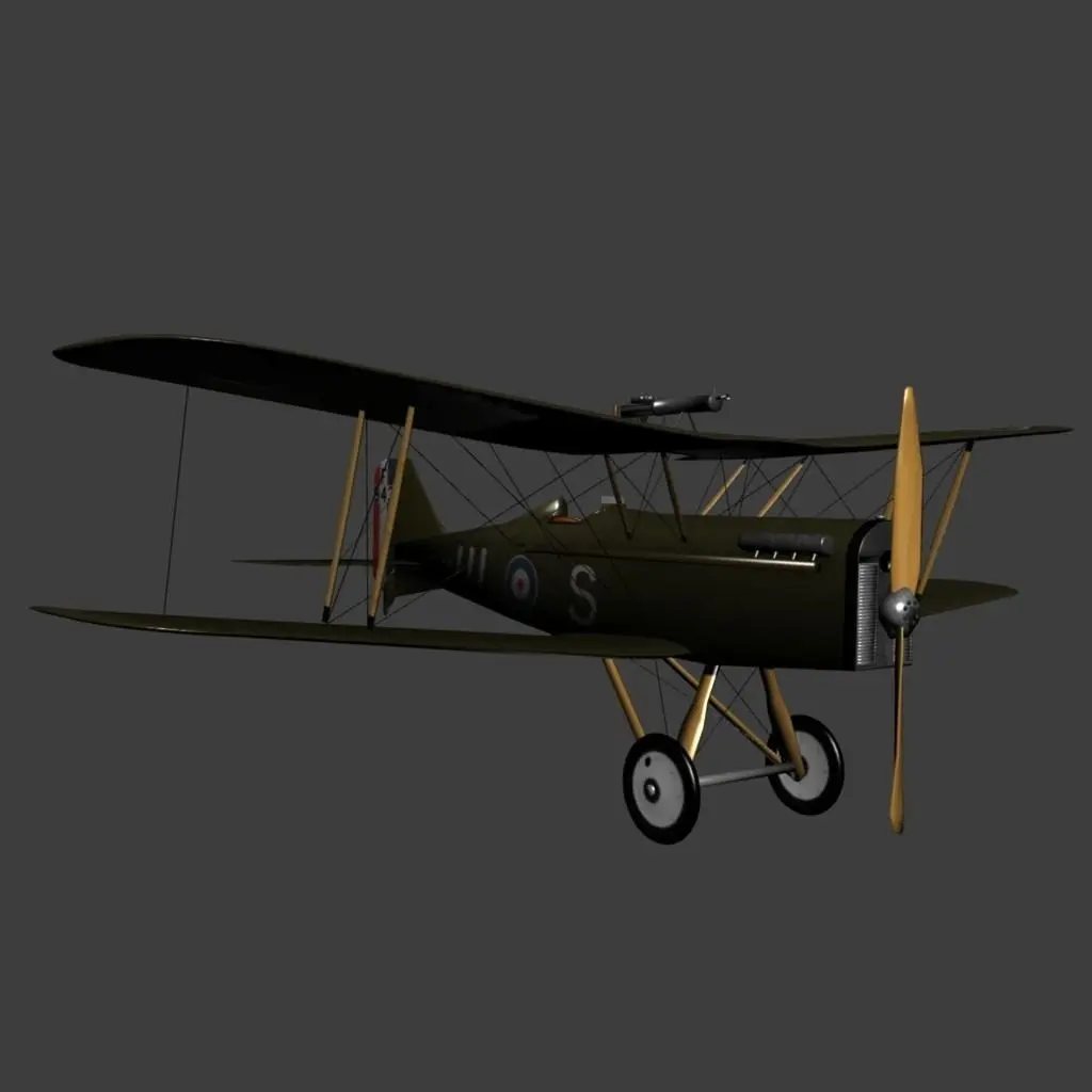 RAF Se5 Low-poly 3D model
