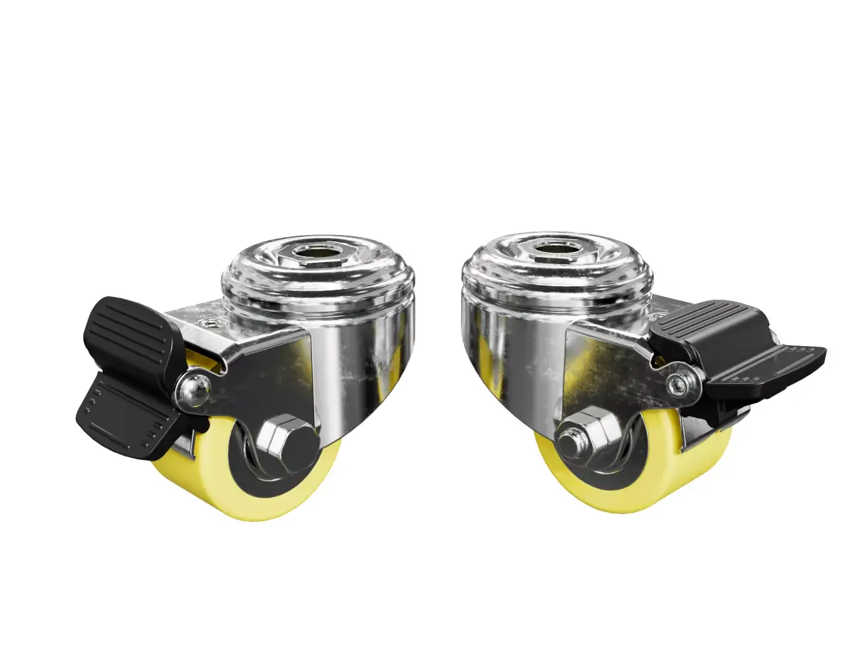 Caster wheels 3D model