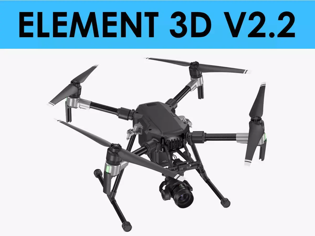 E3D - DJI Matrice 200 Drone  3D model
