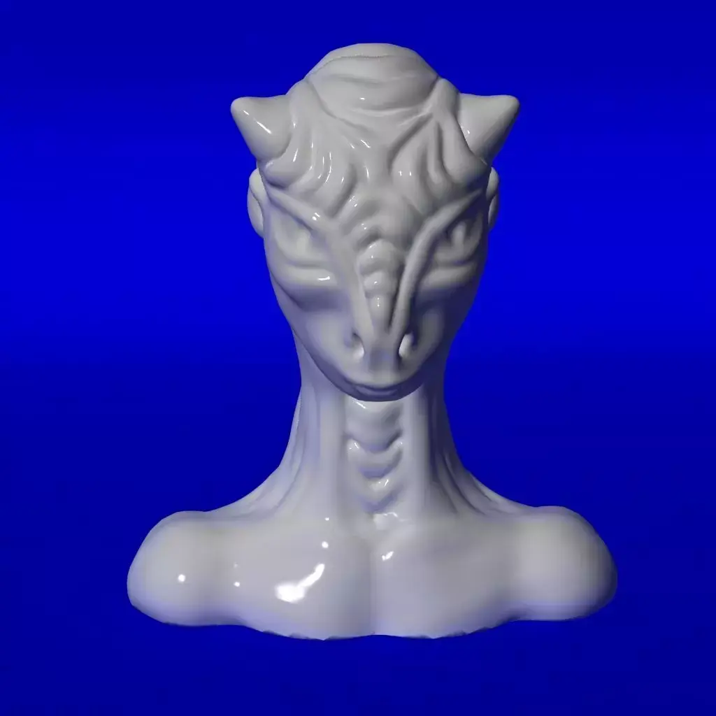 Firma ceramic bust 3D model